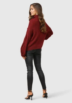 MINISTRY OF STYLE - Everlast Knit Sweater (Mulberry) -Faithfull The Brand || Carver™ || One Teaspoon Shop elysian collective ministry of style everlast knit sweater mulberry 3