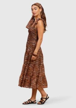 MINISTRY OF STYLE - Tigress Strap Midi Dress -Faithfull The Brand || Carver™ || One Teaspoon Shop elysian collective ministry of style tigress strap midi dress 3