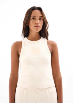 PE NATION - ARCADE TANK (PEARLED IVORY)