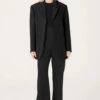 RAEF THE LABEL - HENLEY BLAZER BLACK