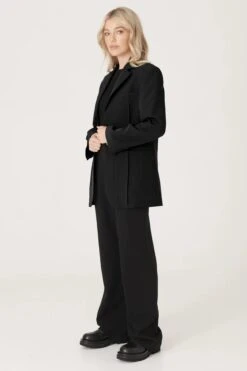 RAEF THE LABEL - HENLEY BLAZER BLACK -Faithfull The Brand || Carver™ || One Teaspoon Shop elysian collective raef henley blazer black 4