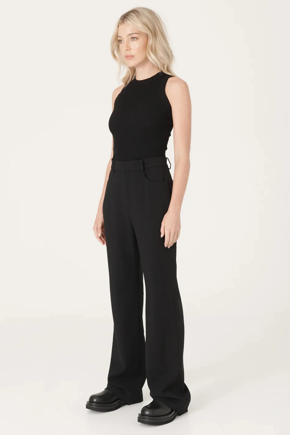 RAEF THE LABEL - HENLEY TROUSER (BLACK) 2 RAEF THE LABEL - HENLEY TROUSER (BLACK) - Image 2