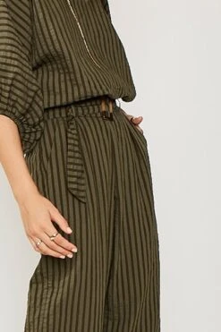 SUBOO - Queenie Paper-Bag Pant (Olive Green) 13 SUBOO - Queenie Paper-Bag Pant (Olive Green) -Faithfull The Brand || Carver™ || One Teaspoon Shop elysian collective suboo queenie paper bag pant 7